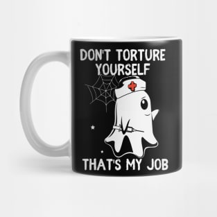 Scary Nurse Ghost Mug